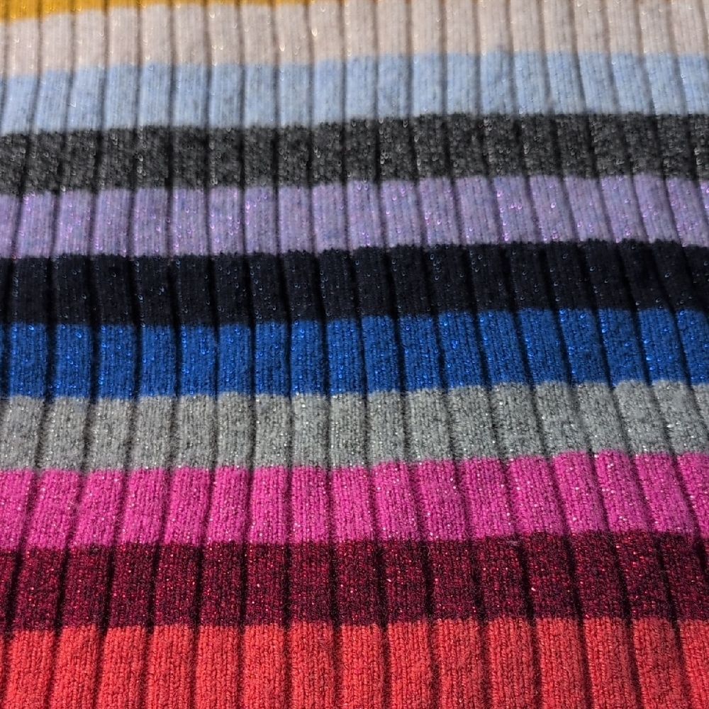 GAP Multicolor Striped Crew Neck Sweater Wool Blend - Picture 4 of 10